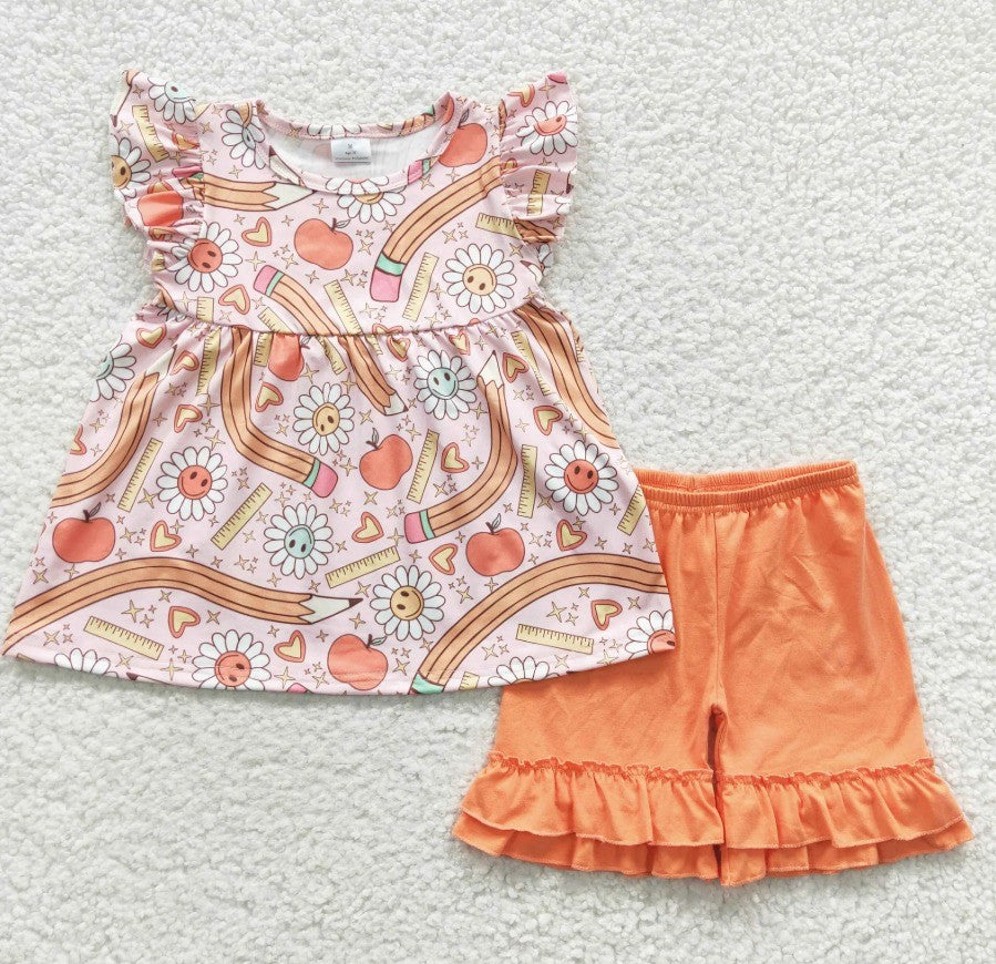 Pencil Daisy School Set