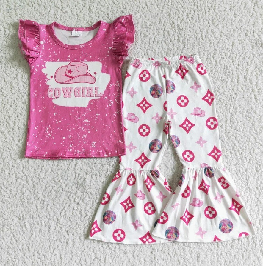 Cowgirl Bell Bottom Set