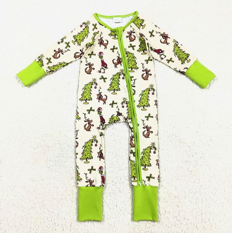 Grinch Tree Sibling Pajama Collection