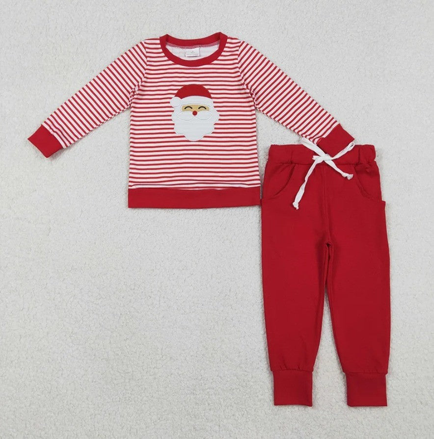 Boys Santa Jogger Set