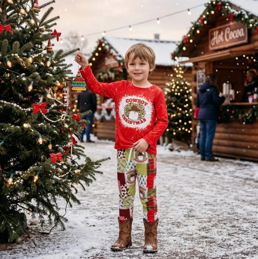 Boys Cowboy Christmas Set