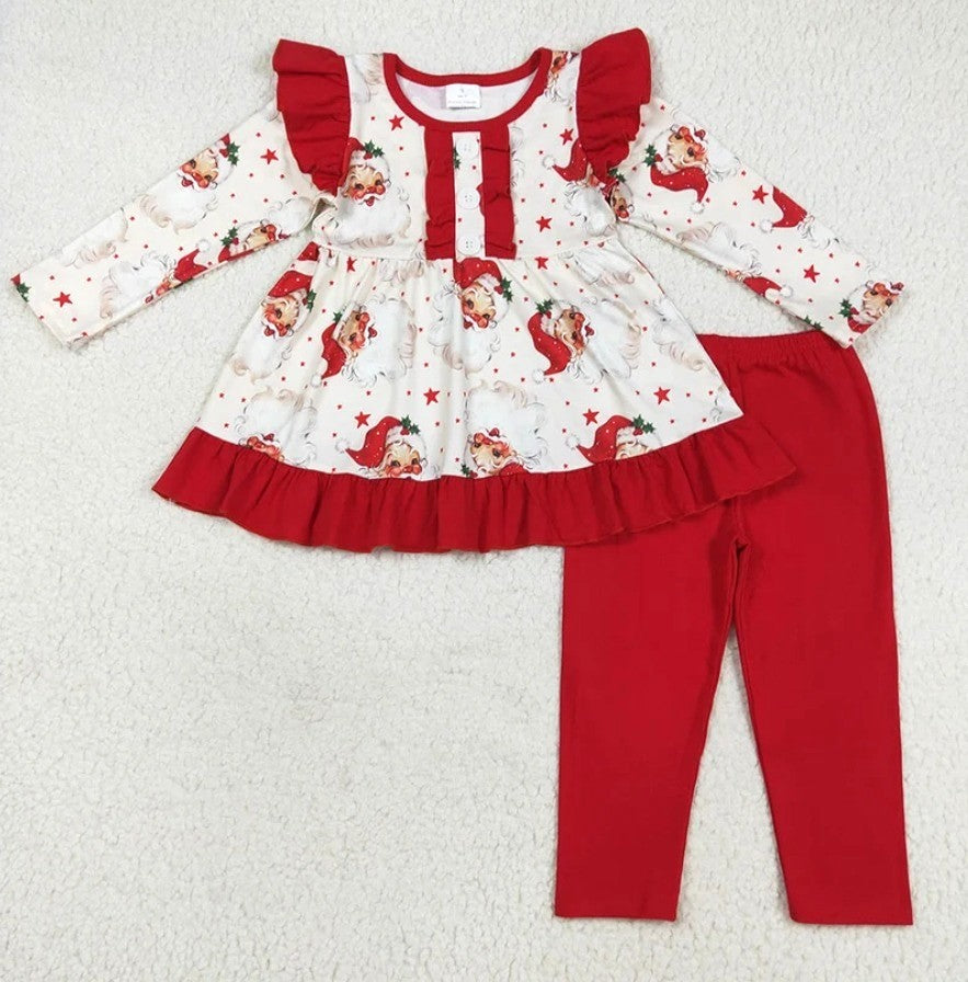 Vintage Santa Star Set