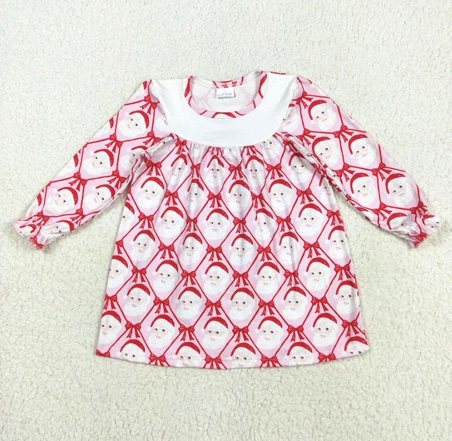 Smocked Vintage Santa Dress