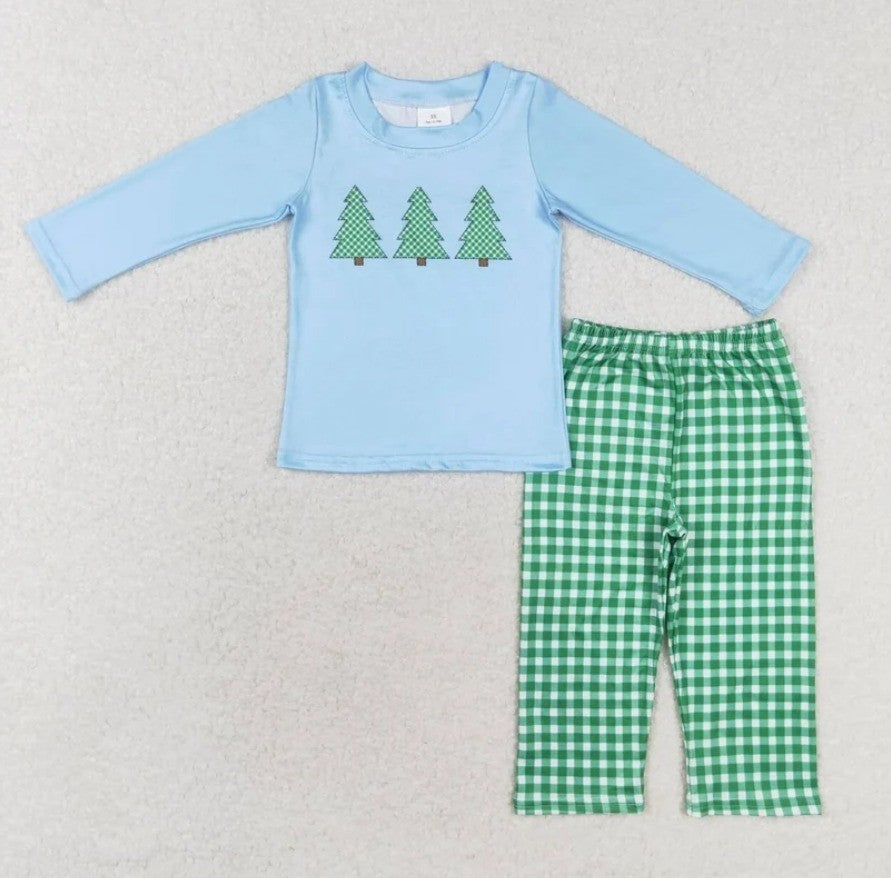 Boys Gingham Tree Set