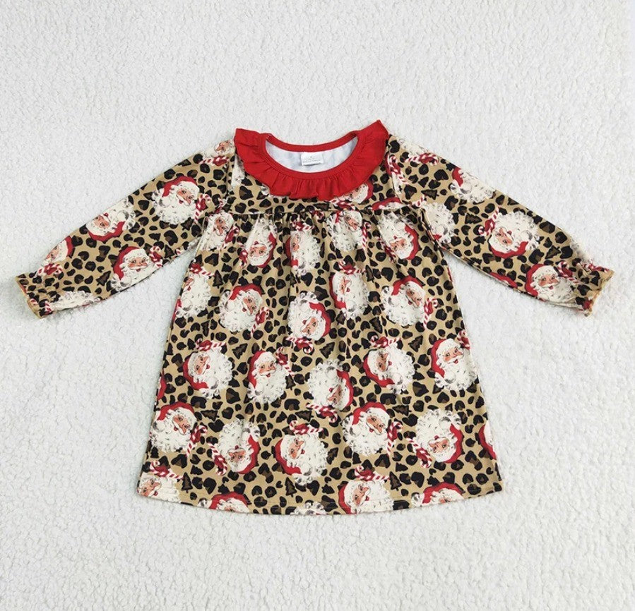 Cheetah Vintage Santa Vintage Dress