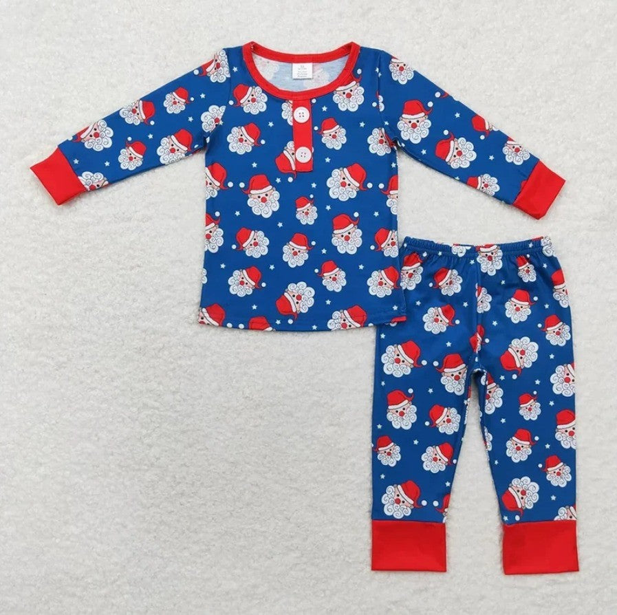 Santa Print Sibling Pajama