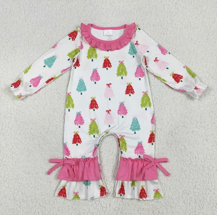 Multi Colored Tree Romper