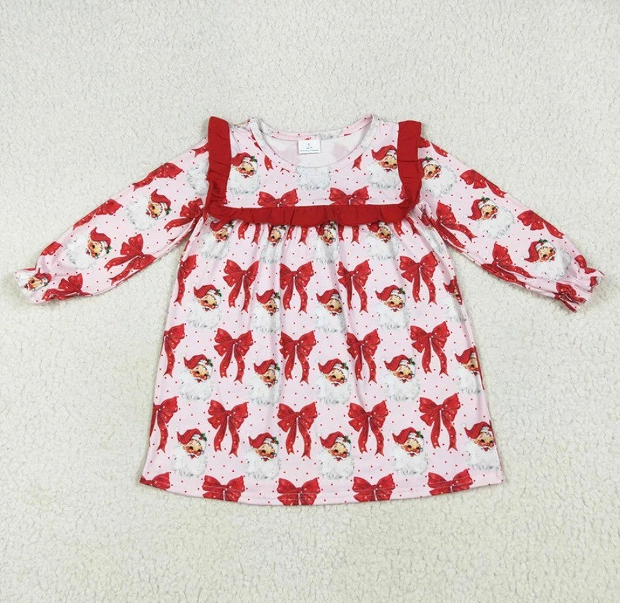 Pink Vintage Santa Coquette Dress