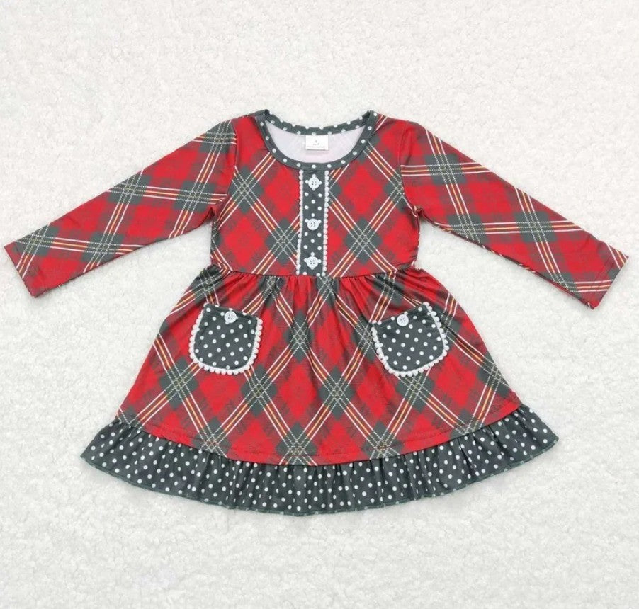 Vintage Plaid Dress