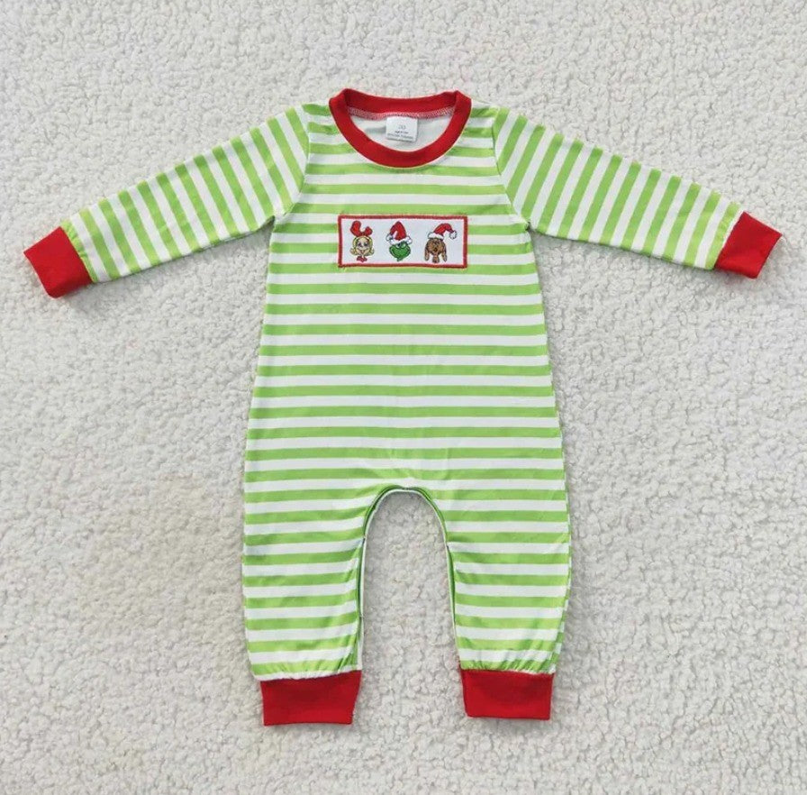Embroidered Grinch Sibling Collection