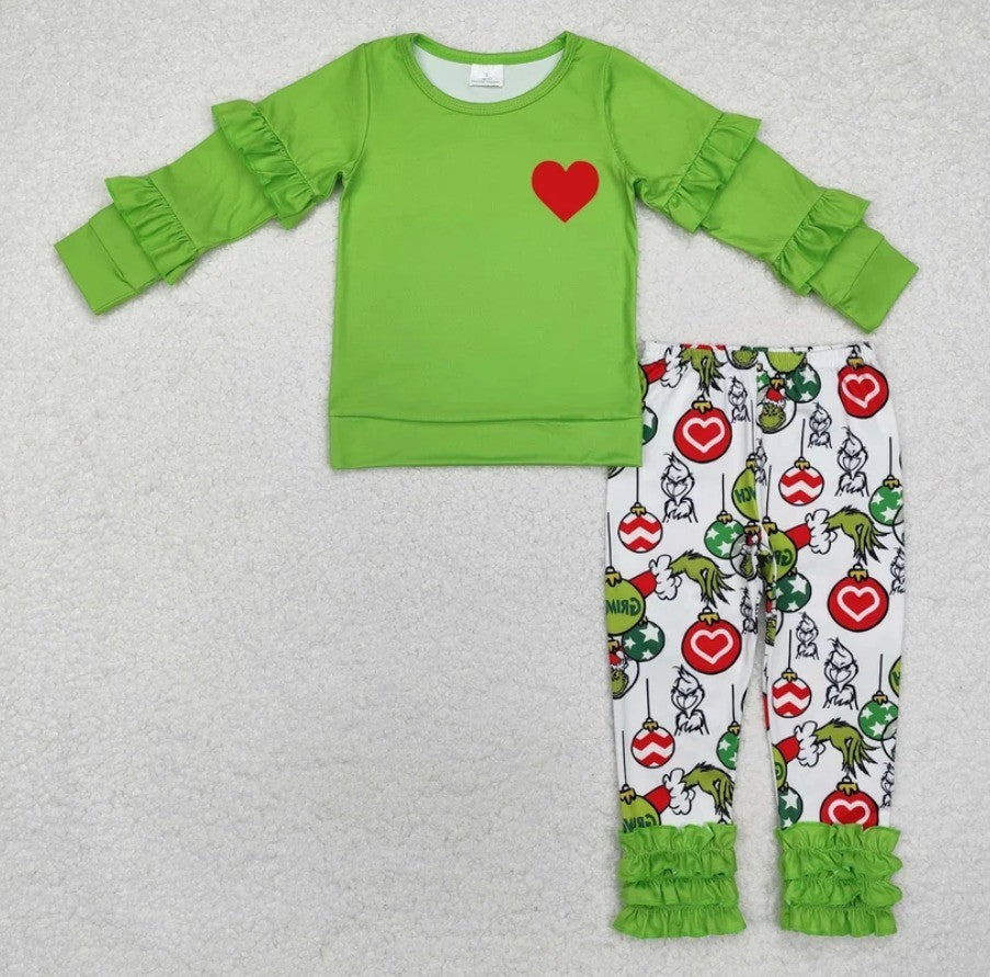 Grinch Heart Set