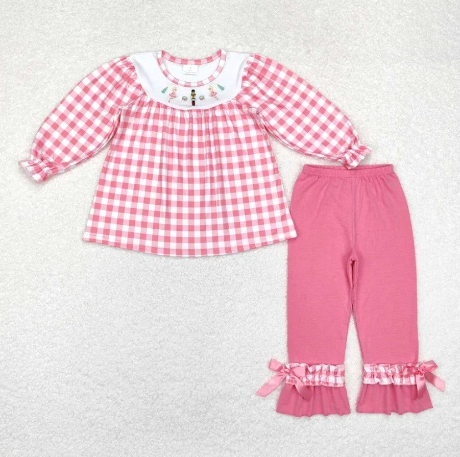 Nutcracker Smocked Set