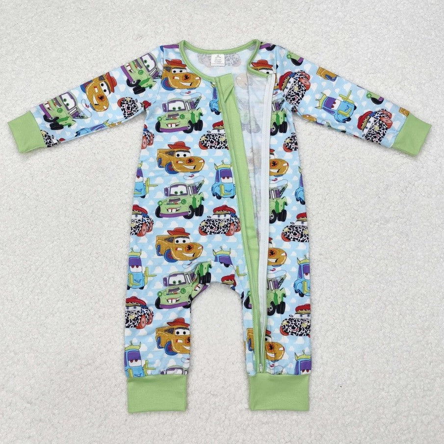 Car Cartoon Bamboo Zippie