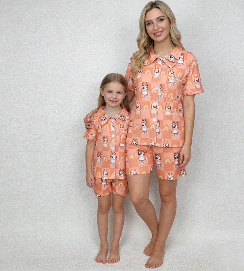 Mommy & Me Dog PJ Lounge Set