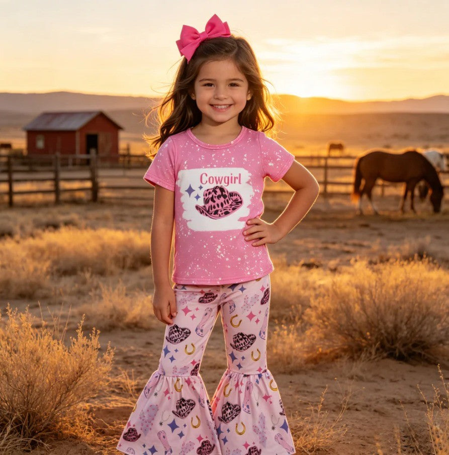 Cowgirl Bell Bottom Set