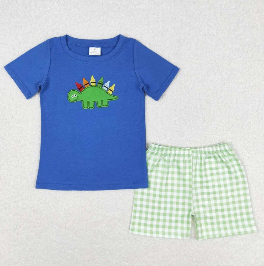 Crayon Dino Short Set