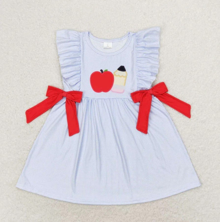 Apple Bow Flutter Dress