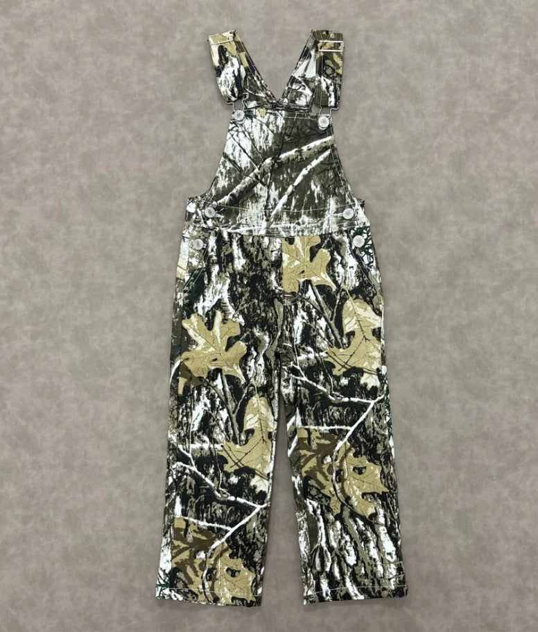 Camo Denim Overall Jeans