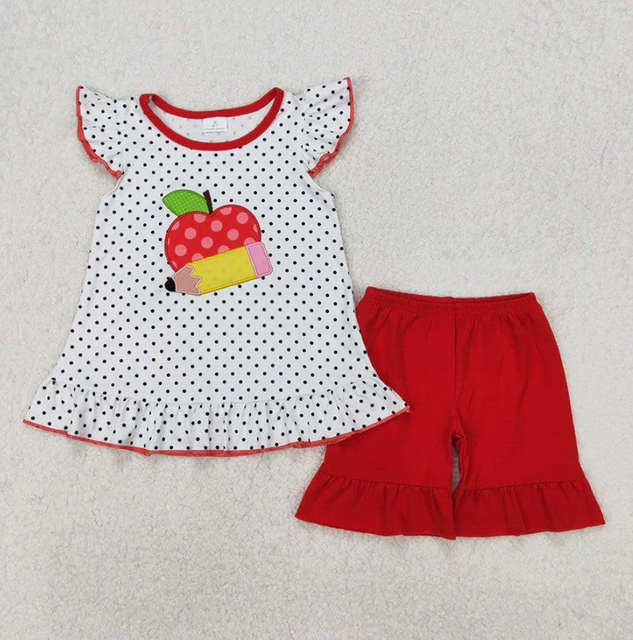 Polka Dot Apple Pencil Set