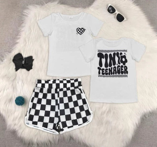 Tiny Teenager Short Set