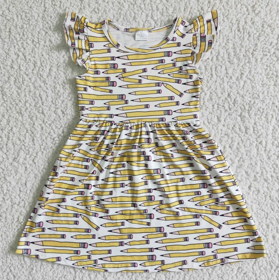 Pencil Print Dress