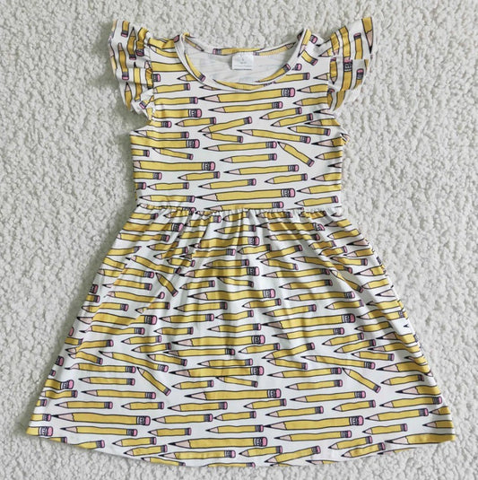 Pencil Print Dress