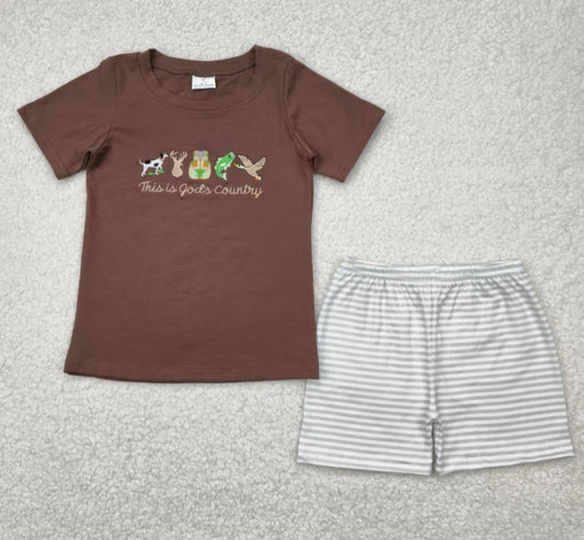 Gods Country Boys Short Set