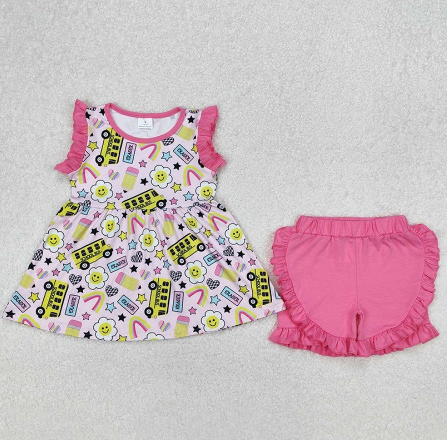 Pink Bus Set