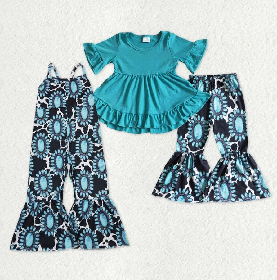 Turquoise Western Set and Jumpsuit Collection