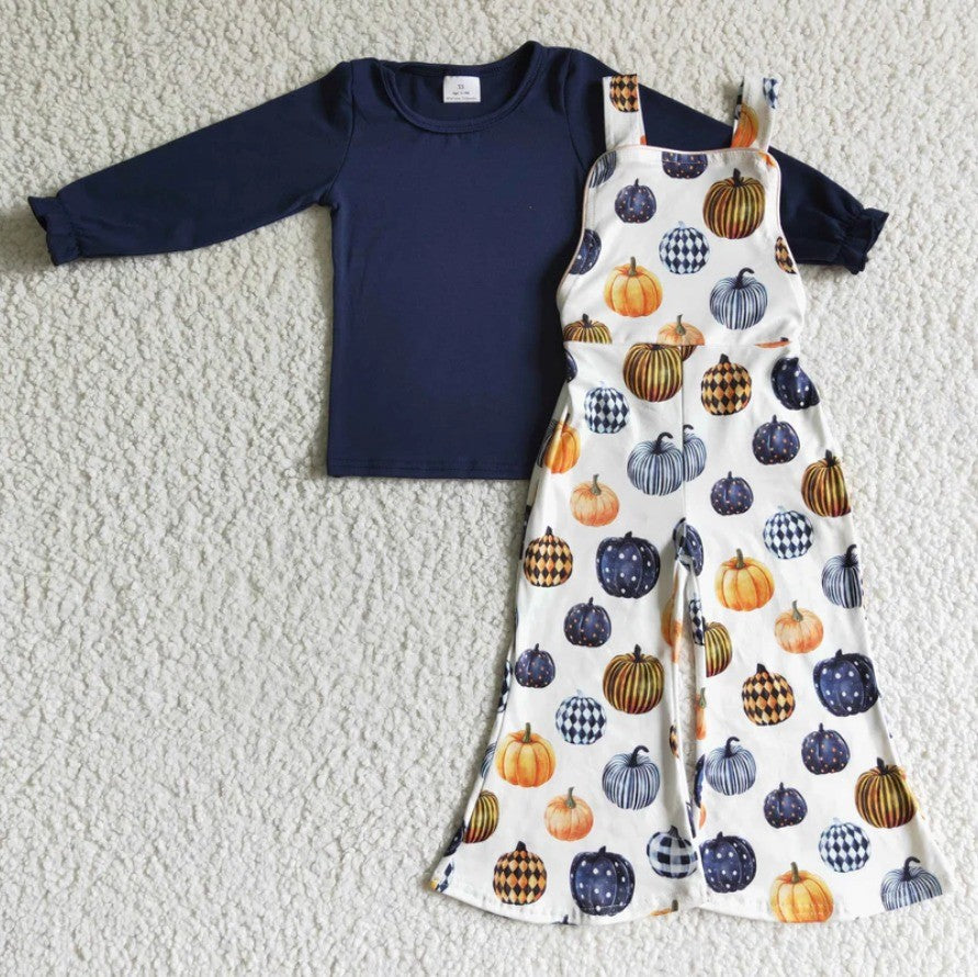 Pumpkin Overall Set