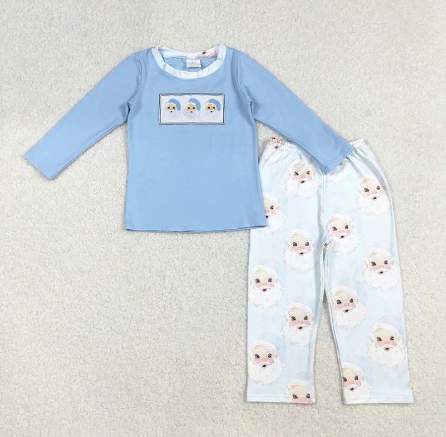 Boys Blue Santa Set