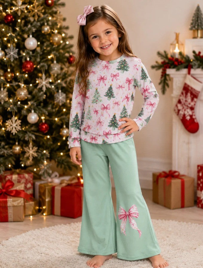 Christmas Tree Bow Flare Set