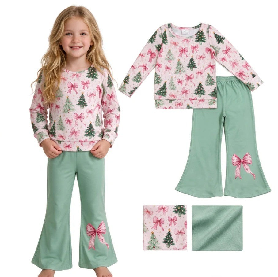 Christmas Tree Bow Flare Set