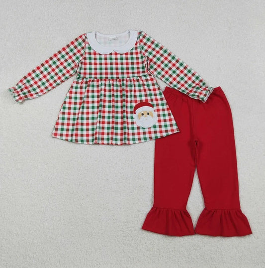 Plaid Santa Set