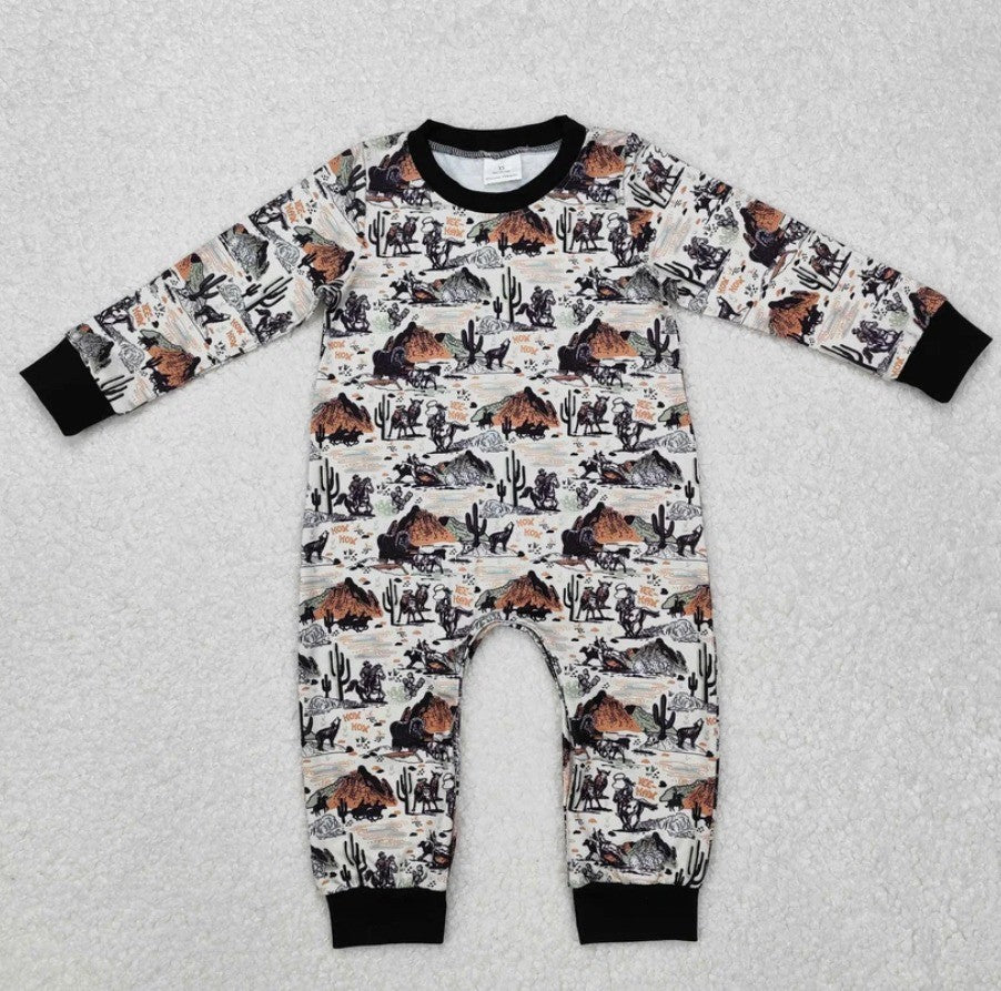 Western Cow Romper Collection