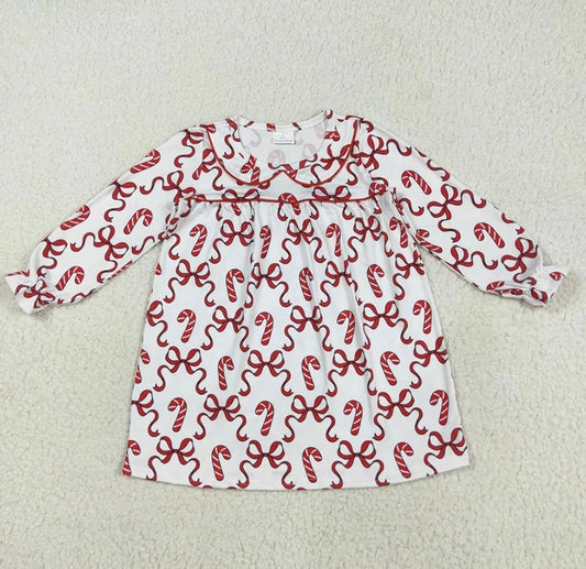 Vintage Collared Candy Cane Dress