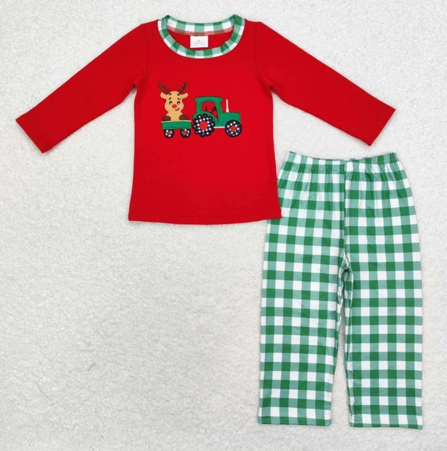 Boys Reindeer Tractor Set