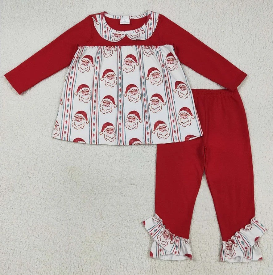 Vintage Santa Collar Set