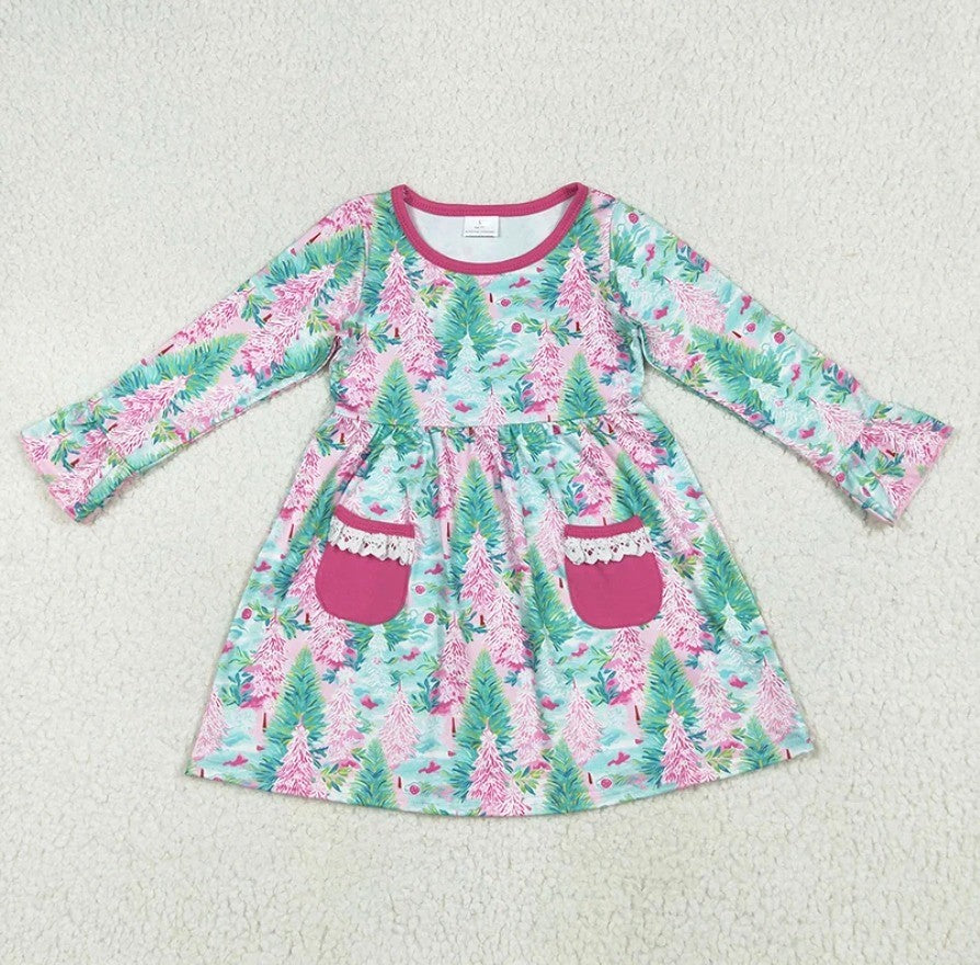 Watercolor Tree Dress