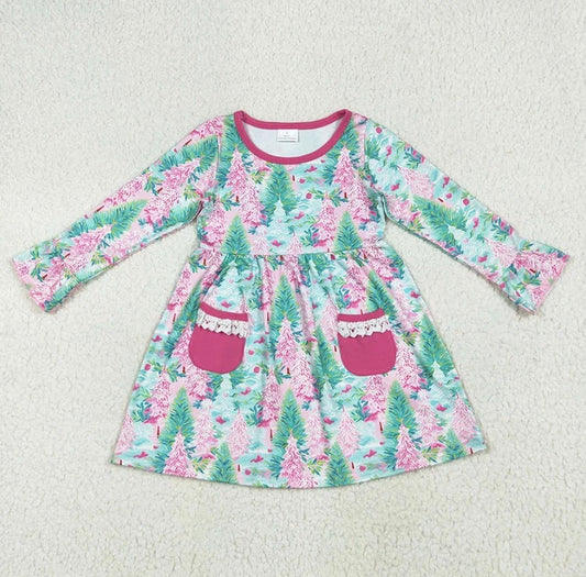 Watercolor Tree Dress