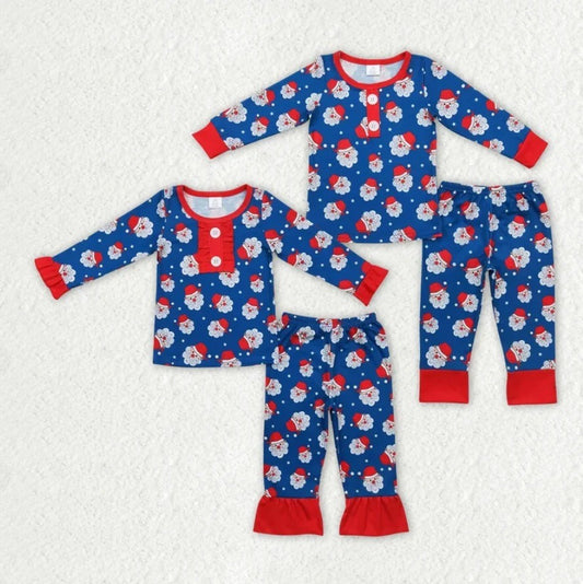 Santa Print Sibling Pajama