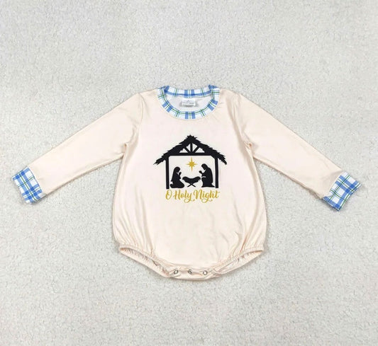 Holy Night Boys Romper Top