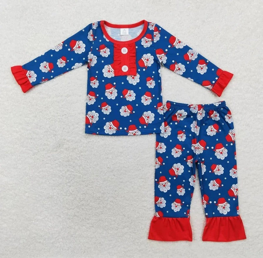 Santa Print Sibling Pajama