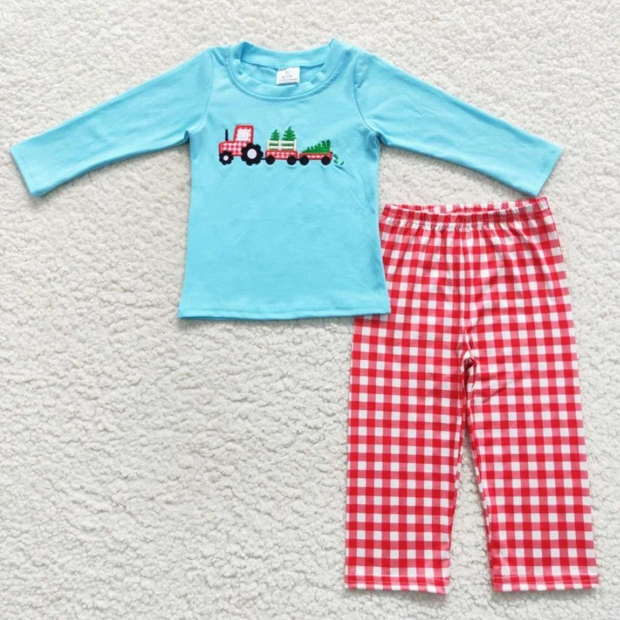 Boys Tractor Tree Farm Set