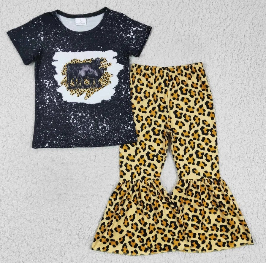 Leopard Print Bull Bell Set