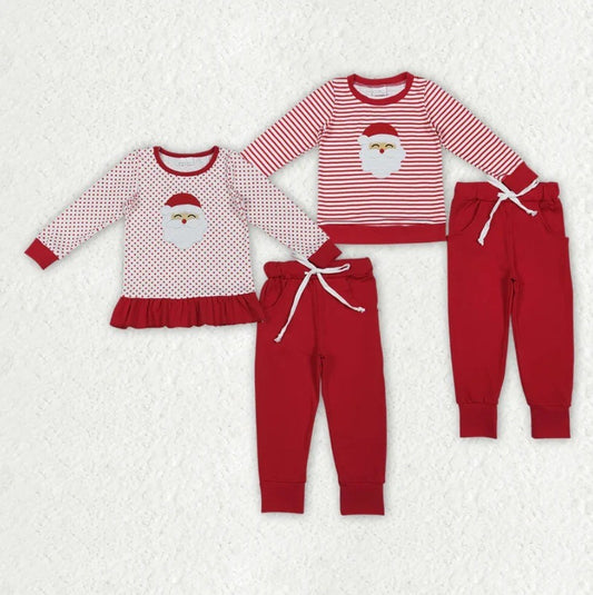 Sibling Dot Santa Set