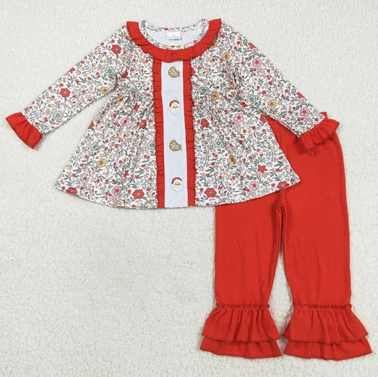 Floral Santa Set