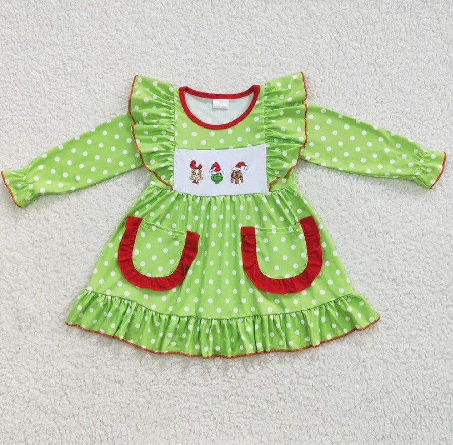 Embroidered Grinch Sibling Collection