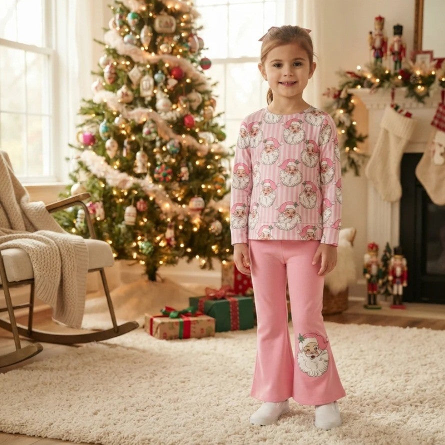 Pink Vintage Santa Flare Set