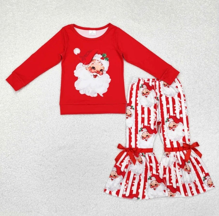 Vintage Santa Stripe Set